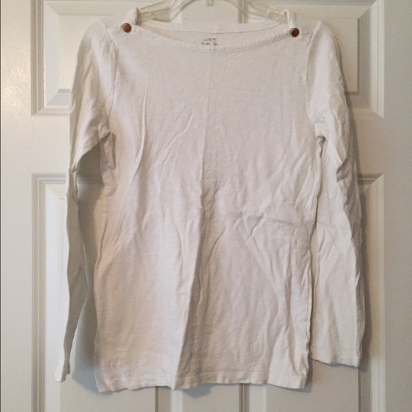 White Cotton Painter Tee from J. Crew