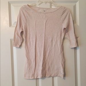 Semi-sheer, Oatmeal BDG 3/4 Tee