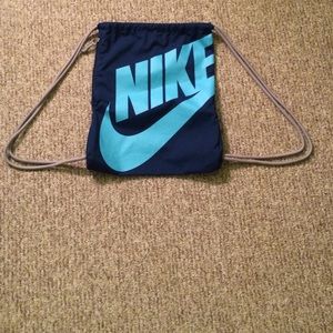 Nike Blue Drawstring Backpack