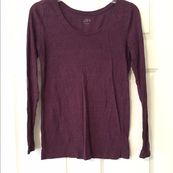 Plum Tee from Loft