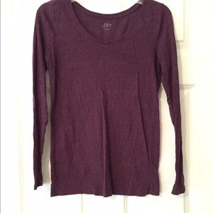 Plum Tee from Loft