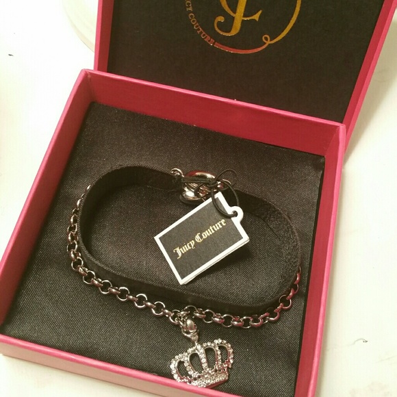 Juicy Couture Crown Bracelet, Silver Toned
