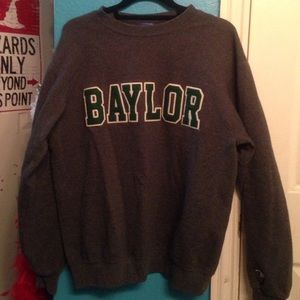 Baylor sweatshirt.