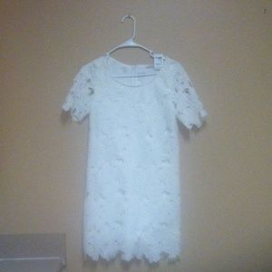 Brand new White lace floral dress