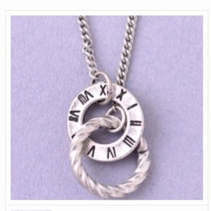 Silver Roman Numeral Necklace & Pendant