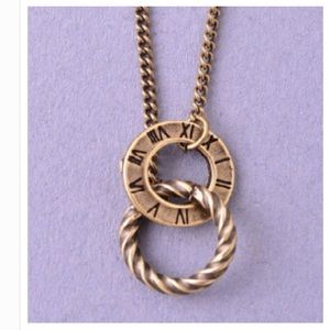 Roman Numeral Pendant Necklace