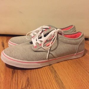 Gray & Pink Vans