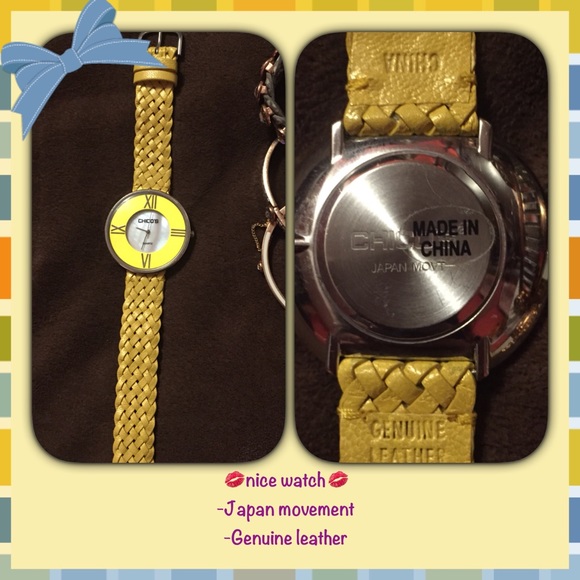 Chico's watch with weaved band - looks new - nice - Picture 3 of 4