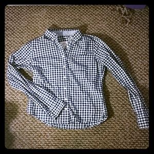 Hollister gingham button down