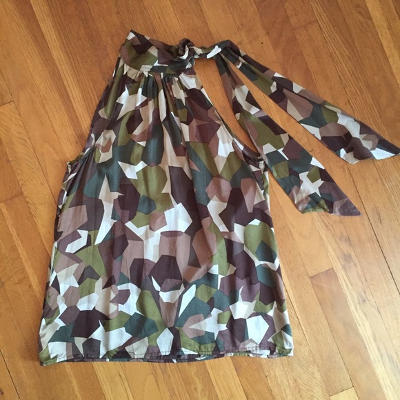 Michael Kors Tie Neck Top