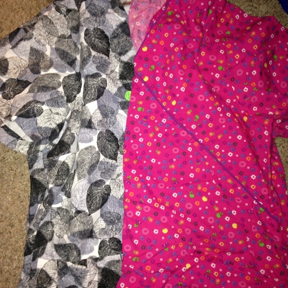 Scrub tops.