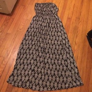 Black & White Maxi Dress, Size M