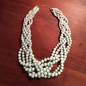 Private Label Statement Necklace Light Blue