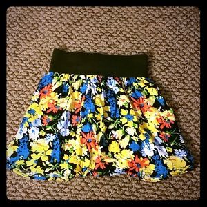 Floral skater skirt