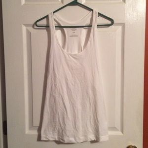 White Racerback Tank Top