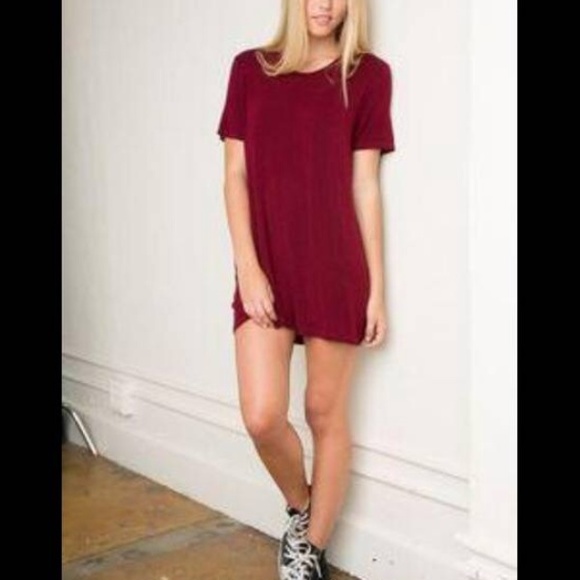 Brandy Melville Dresses & Skirts - Brandy Melville Maroon Luana