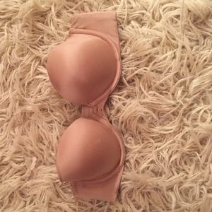 Nude strapless bra