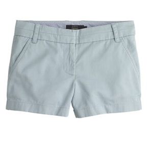 J. Crew 3" Chino shorts in 'Barely Blue'