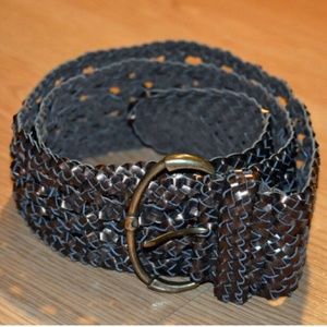 Braided Leather Belt