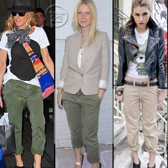Current/Elliott The Captain Trousers Cheetah Print