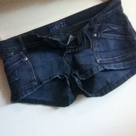 Denim shorts