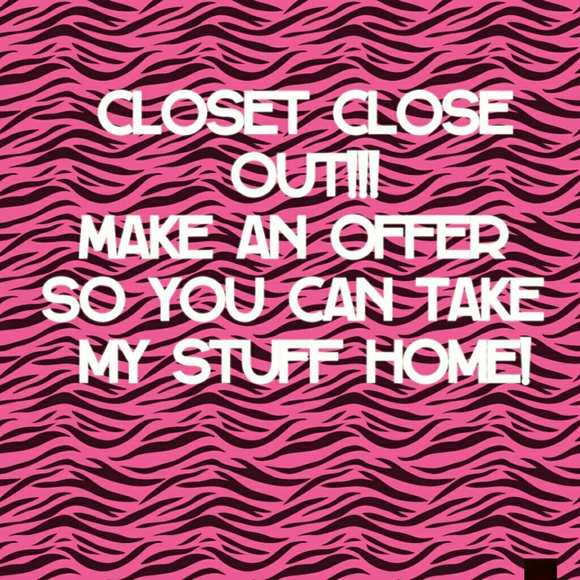 Closet Close out! Sale! Discounts!