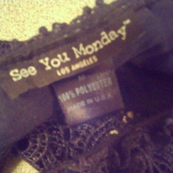 SOLD!! Lace Bandeau by See You Monday - Picture 4 of 4