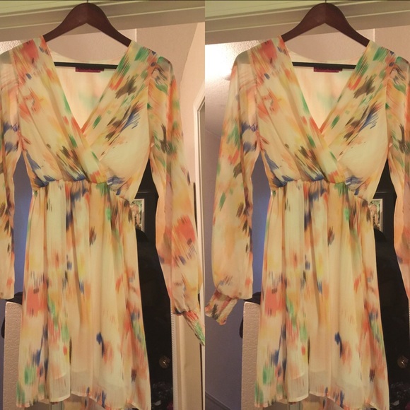 Printed Wrap Dress