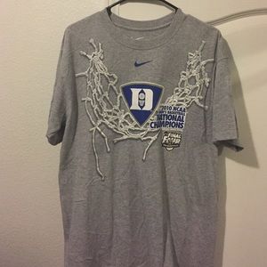 Guys Duke championship shirt from 2010