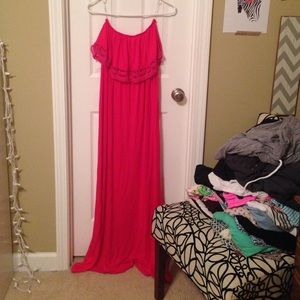 Strapless Maxi Dress