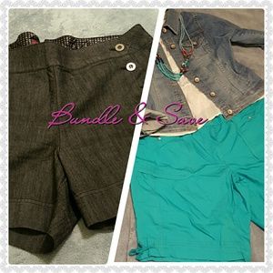 Anne Klein Denim Shorts