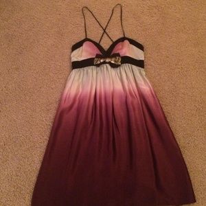 Julie Haus brand ombré satin dress size 4