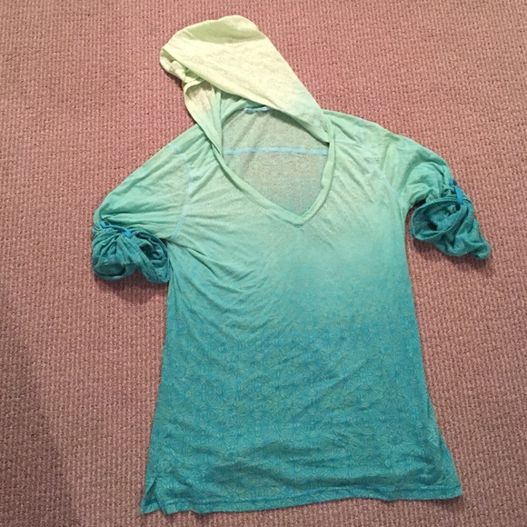 Athleta tide blue starfruit hoodie. Medium