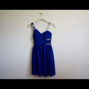 Blue Homecoming Dress