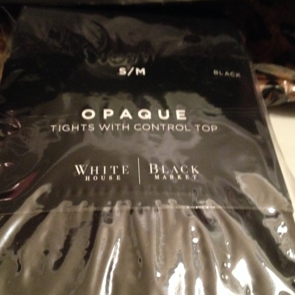 White House Black Market Accessories - White House Black Market Opaque Tights