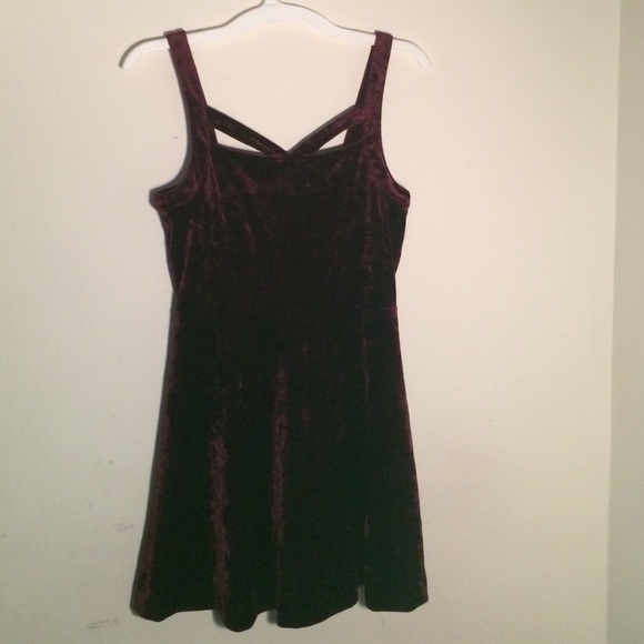 Purple Velvet Dress