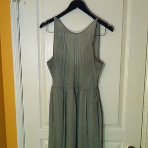 J Crew Dusty Shale Knee Length Party Dress