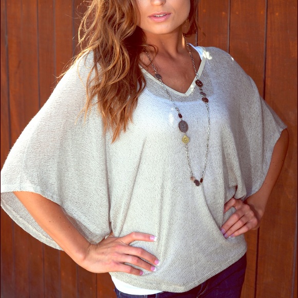 V Neck Poncho