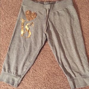 Victoria's Secret Grey Capri Sweats