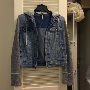 Free People Denim & Knit Jacket