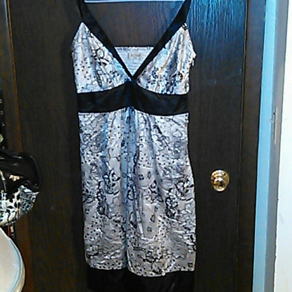 Satin summer dress
