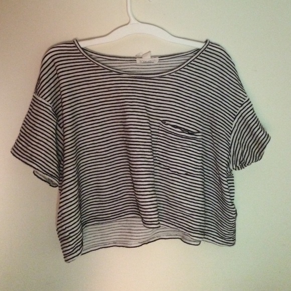 Striped crop top