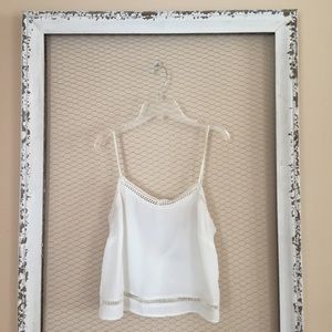 White bohemian top