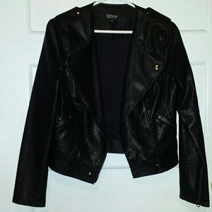 Faux leather jacket