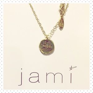 Goddess Gold Dipped 2 Sides Necklace - Jami - NEW