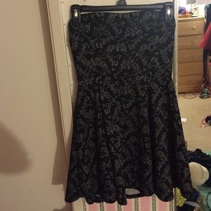 Black and grey dress