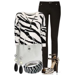 Zebra Sweater/Dress