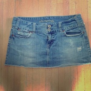 American Eagle denim Jean mini skirt