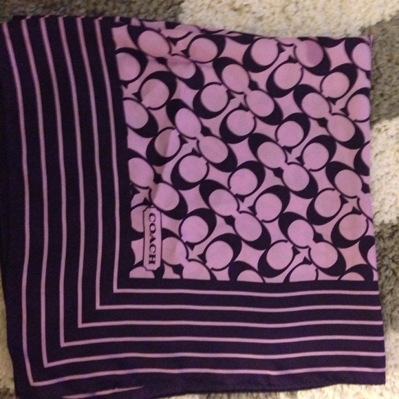 Coach silk scarf
