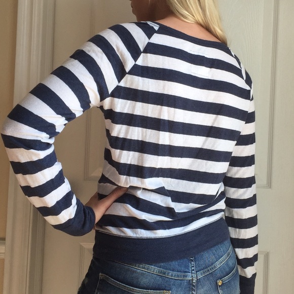 Navy stripped top - Picture 2 of 2